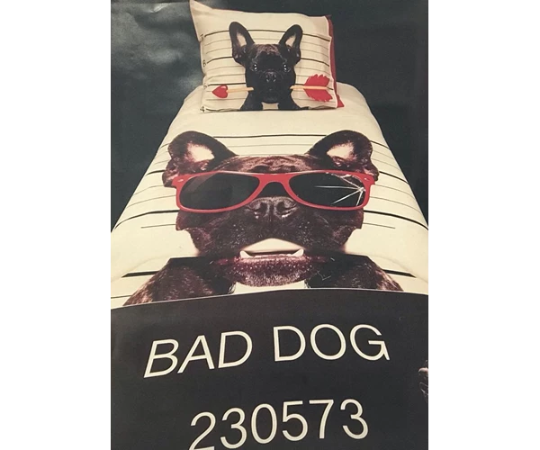سرویس کاور یک نفره رنفورس 4 تکه مدل Bad Dog