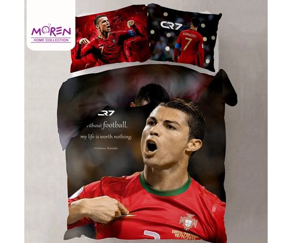 لحاف یک‌ نفره 4 تکه مدل CR7